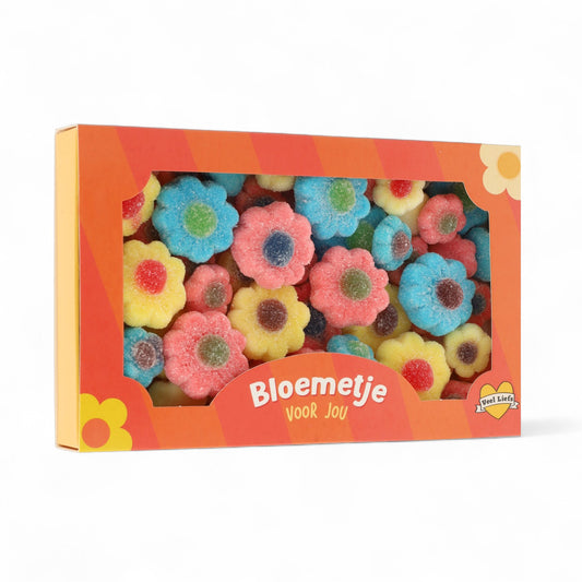 Snoepdoos | Bloemetje voor jou! | Rood