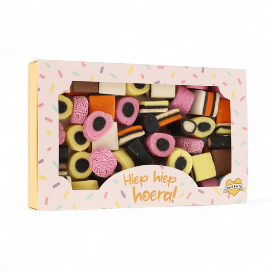 Snoepdoos | Hiep hiep hoera! | Engelse Drop