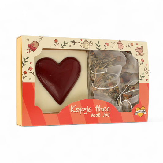 Cadeaupakketje | Kopje thee! | Choco bar & thee