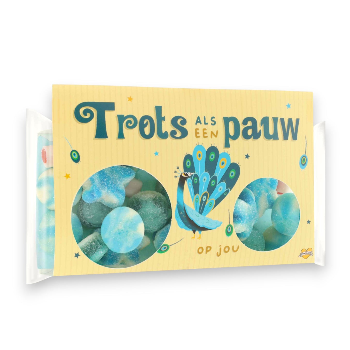 Snoepreep | Trots als een pauw