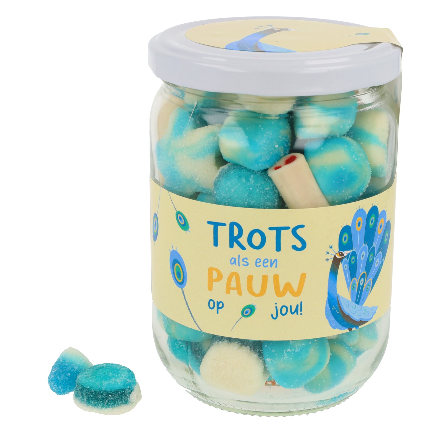 Snoeppot | Trots als een pauw!