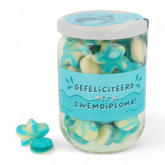 Snoeppot | Gefeliciteerd met je zwemdiploma!