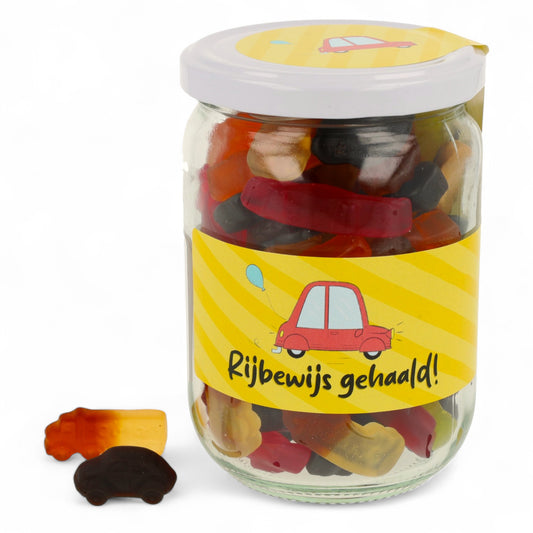 Snoeppot | Rijbewijs gehaald!