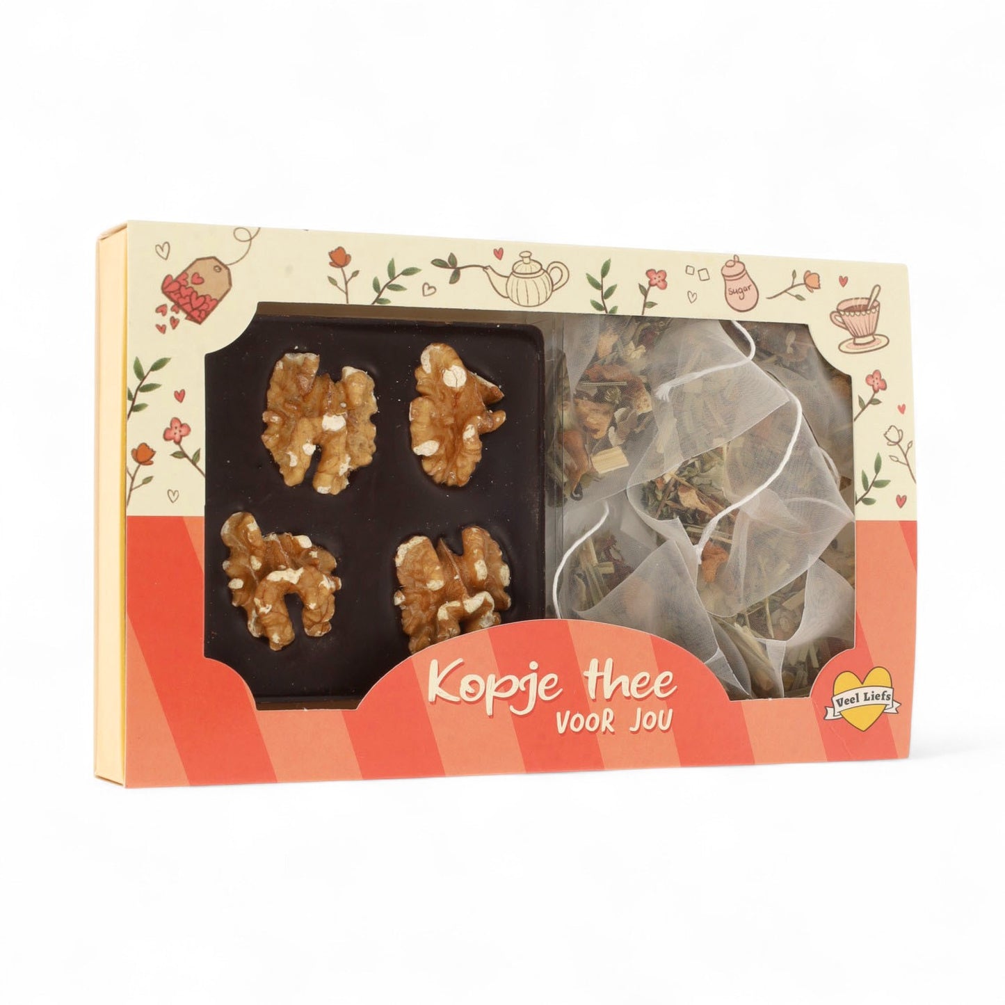 Cadeaupakketje | Kopje thee! | Pure chocolade & thee