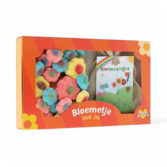 Cadeaupakketje | Bloemetje voor jou! | Rood